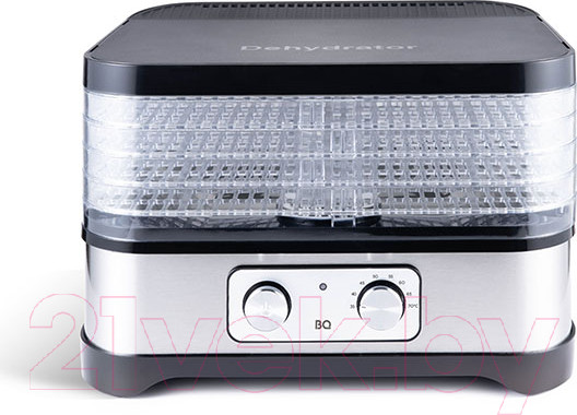 Изображение товара Сушилка для овощей и фруктов BQ FD1000 (черный/сталь)