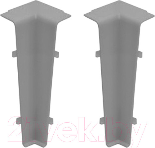 Изображение товара Уголок для плинтуса Cezar Hi Line Prestige М088 Серый Матовый (2шт, внутренний, флоупак)