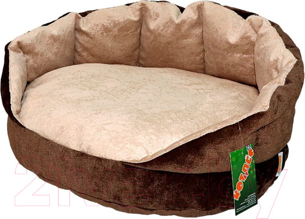 Изображение товара Лежанка для животных Кот и Пёс Верона №1 / Л5545М-С (коричневый)