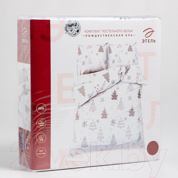 Изображение товара Комплект постельного белья Этель Рождественская ель / 7076997