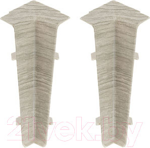 Изображение товара Уголок для плинтуса Cezar Hi Line Prestige М307 Дуб Бежевый Харас Матовый (2шт, внутренний, флоупак)