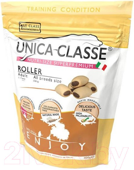 Изображение товара Лакомство для собак Unica Classe Roller Enjoy Печенье для собак всех пород (400г)