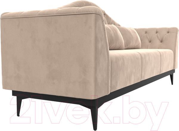 Изображение товара Диван Лига Диванов Флорида 318 / 112332 (велюр, бежевый)