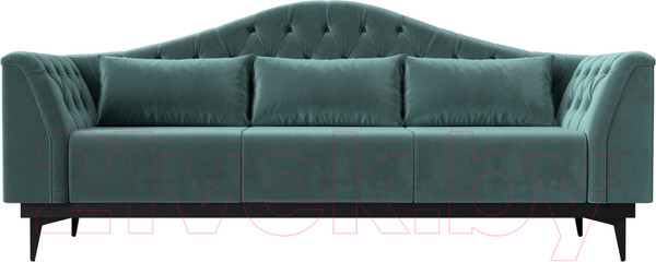 Изображение товара Диван Лига Диванов Флорида 318 / 112334 (велюр, бирюзовый)