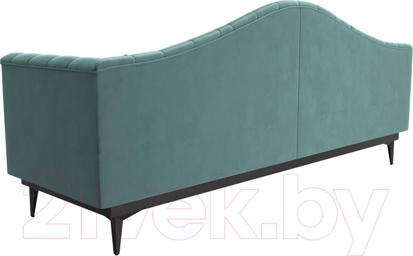 Изображение товара Диван Лига Диванов Флорида 318 / 112334 (велюр, бирюзовый)