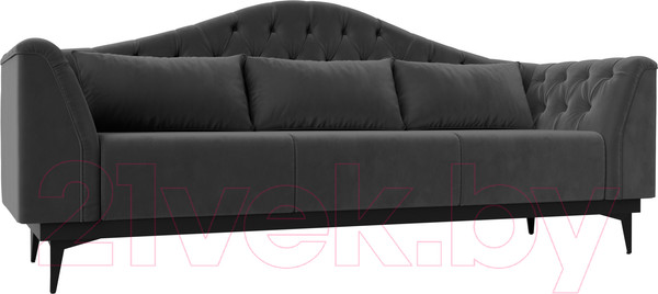 Изображение товара Диван Лига Диванов Флорида 318 / 112342 (велюр, серый)