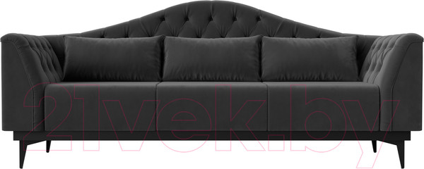 Изображение товара Диван Лига Диванов Флорида 318 / 112342 (велюр, серый)