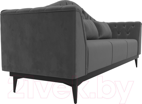 Изображение товара Диван Лига Диванов Флорида 318 / 112342 (велюр, серый)