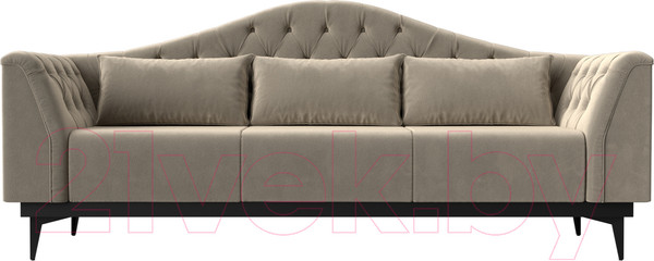 Изображение товара Диван Лига Диванов Флорида 318 / 112348 (микровельвет, бежевый)