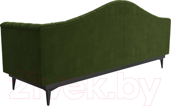 Изображение товара Диван Лига Диванов Флорида 318 / 112354 (микровельвет, зеленый)