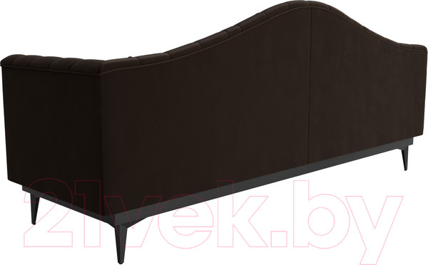 Изображение товара Диван Лига Диванов Флорида 318 / 112358 (микровельвет, коричневый)
