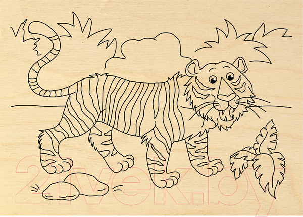 Изображение товара Набор досок для выжигания Три совы Зоопарк / НВ_46043 (8шт)