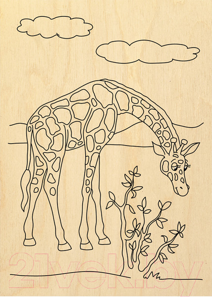 Изображение товара Набор досок для выжигания Три совы Зоопарк / НВ_46043 (8шт)