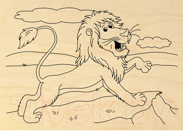 Изображение товара Набор досок для выжигания Три совы Зоопарк / НВ_46043 (8шт)
