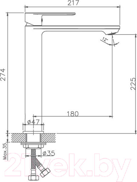 Изображение товара Смеситель Haiba HB11590-7