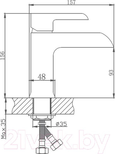 Изображение товара Смеситель Haiba HB10805-7