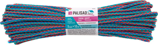 Изображение товара Шнур хозяйственный Palisad Бельевой 937095 (15м, цветной)