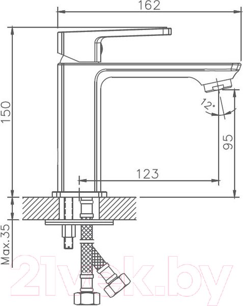 Изображение товара Смеситель Haiba HB10176