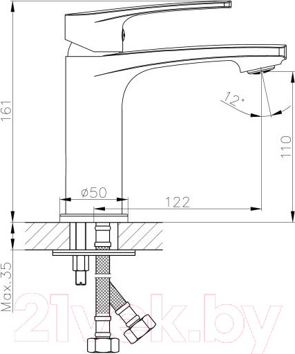 Изображение товара Смеситель Haiba HB10587