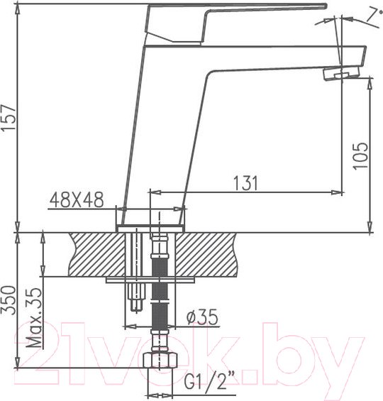 Изображение товара Смеситель Haiba HB10191
