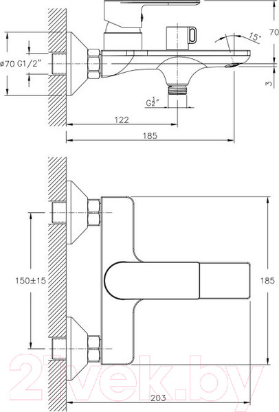 Изображение товара Смеситель Haiba HB60505-8