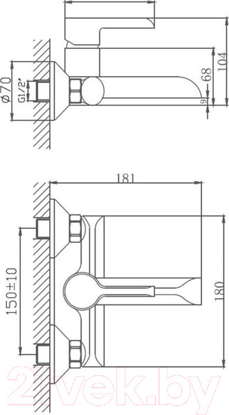 Изображение товара Смеситель Haiba HB60805-7
