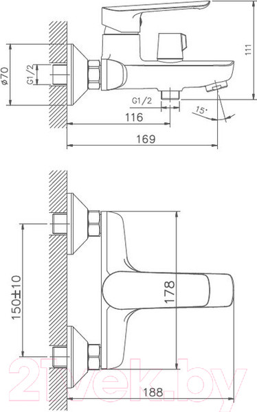 Изображение товара Смеситель Haiba HB60198