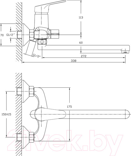 Изображение товара Смеситель Haiba HB2216