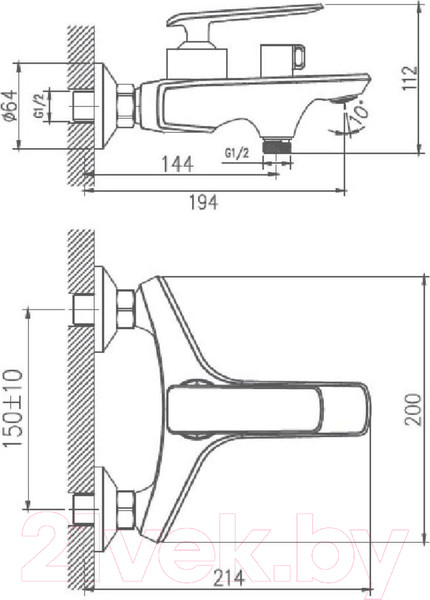 Изображение товара Смеситель Haiba HB60548-8