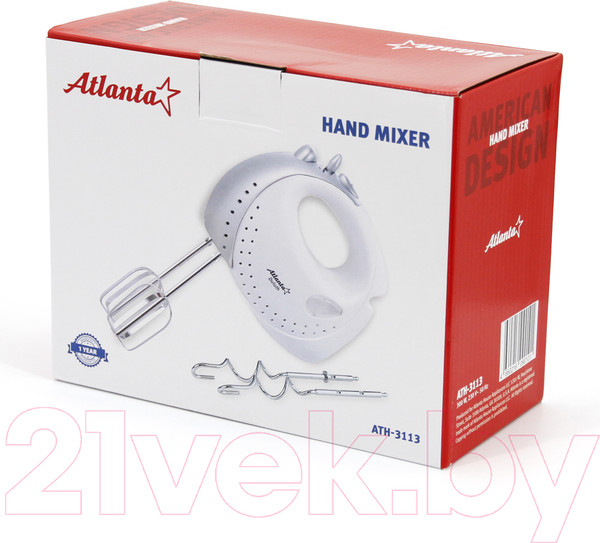 Изображение товара Миксер ручной Atlanta ATH-3113 (серый)