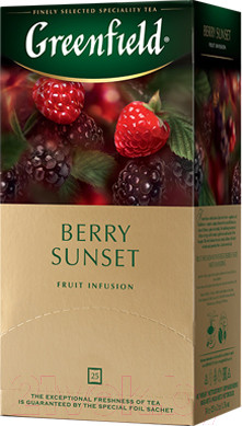 Изображение товара Чай пакетированный GREENFIELD Berry Sunset (25пак)