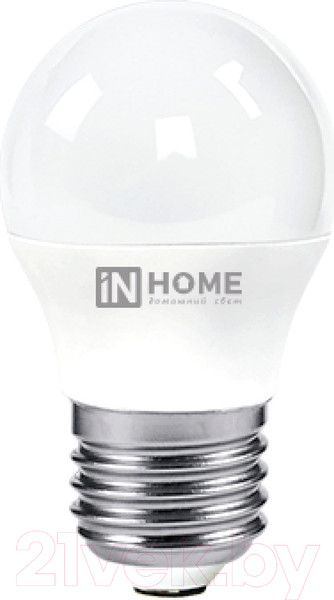 Изображение товара Лампа INhome LED-Шар-VC 8Вт 230В Е27 6500К 760Лм / 4690612024905