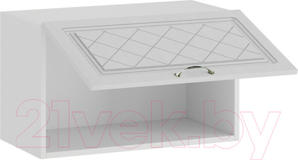 Изображение товара Шкаф навесной для кухни ТриЯ Бьянка 1В6Г (белый/дуб белый)