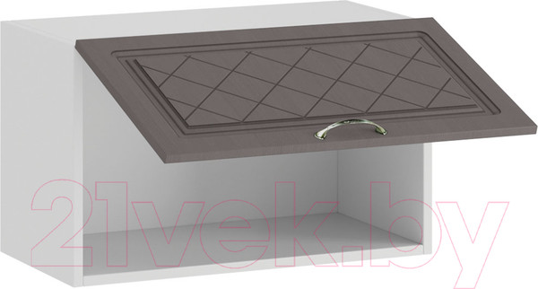 Изображение товара Шкаф навесной для кухни ТриЯ Бьянка 1В6Г (белый/дуб серый)