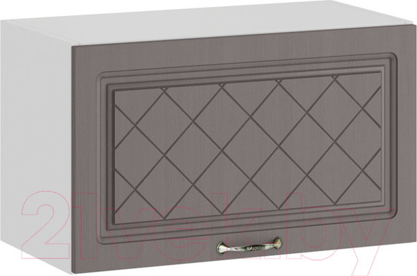 Изображение товара Шкаф навесной для кухни ТриЯ Бьянка 1В6Г (белый/дуб серый)