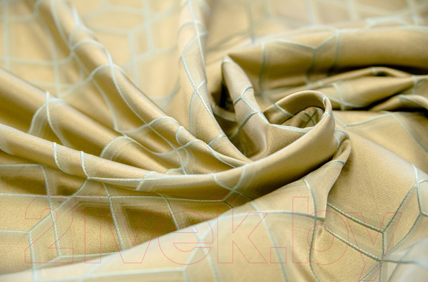 Изображение товара Комплект штор Decoretto Урбан пустыня УП-K3 (250x260, золотистая ткань с геометрическим рисунком)