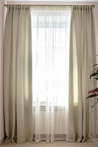 Изображение товара Шторы Decoretto Ветка классическая ВК-К5 (140x260, голубой)