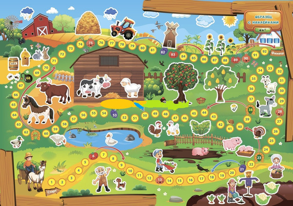 Изображение товара Развивающая игра Учитель-Канц Чудеса на ферме / 6646