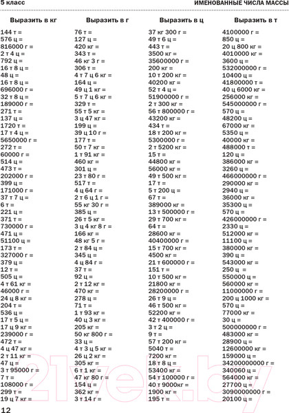 Изображение товара Учебное пособие АСТ 30000 примеров по математике. 5-6 классы (Узорова О.В., Нефедова Е.)