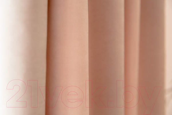 Изображение товара Комплект штор Decoretto Сатин светлая пудра ССП-K29 (250x260, светло-розовый)