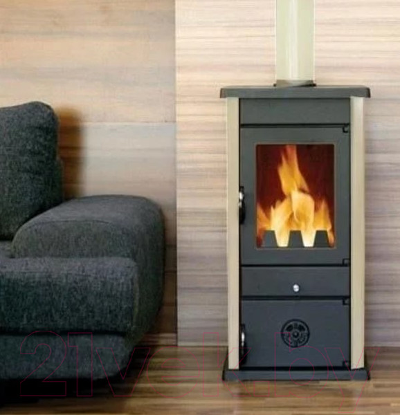 Изображение товара Печь отопительно-варочная MBS Vesta Eco (кремовый)