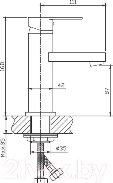 Изображение товара Смеситель Haiba HB1002