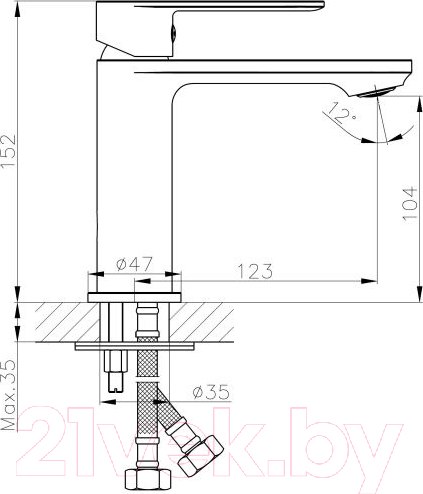 Изображение товара Смеситель Haiba HB10590