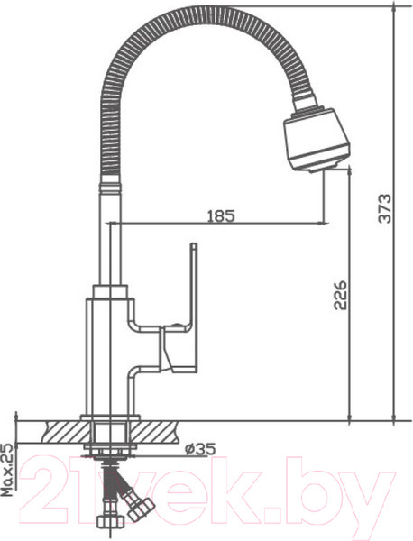 Изображение товара Смеситель Haiba HB73615