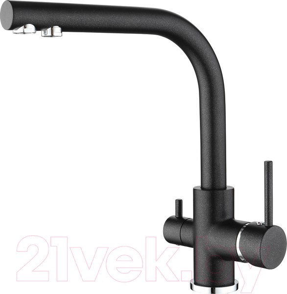Изображение товара Смеситель Aquasanita Akvaduo 2663 L (черный металлик)