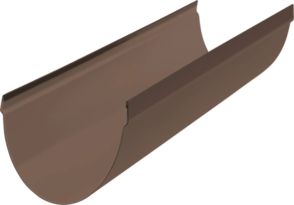 Изображение товара Желоб Альта-профиль Стандарт ПВХ У (4м, коричнево-белый)