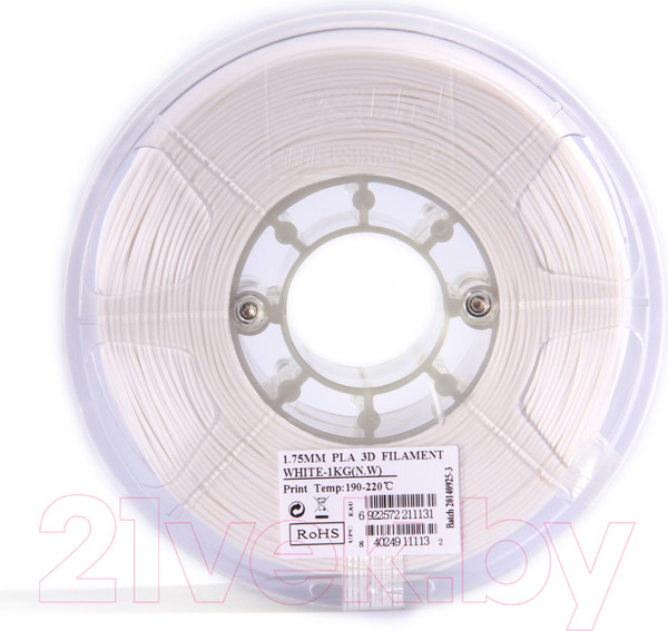 Изображение товара Пластик для 3D-печати eSUN PLA / т0026334 (3мм, 3кг, белый)