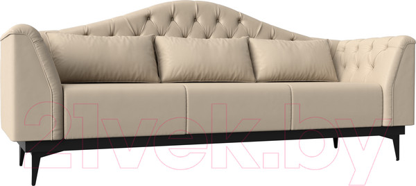 Изображение товара Диван Лига Диванов Флорида 318 / 112379 (экокожа, бежевый)