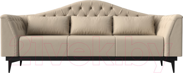 Изображение товара Диван Лига Диванов Флорида 318 / 112379 (экокожа, бежевый)