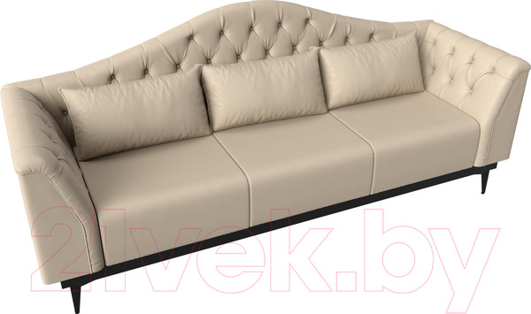 Изображение товара Диван Лига Диванов Флорида 318 / 112379 (экокожа, бежевый)